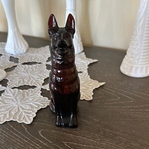 Avon Black and Brown Dog Sculpture